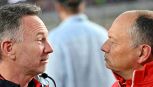 F1, Horner rompe il silenzio sulla Ferrari ma la verità è un'altra. Terruzzi punge ancora Vasseur: 'Parole comiche'