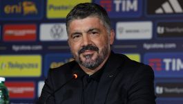 Italia, Gattuso promette impegno, passione e dedizione. Gravina: "Scelta condivisa con Buffon"