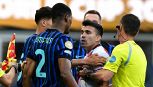 Inter, il finale folle col River Plate: l’insulto di Acuña a Dumfries, il precedente ai Mondiali e la reazione di Chivu