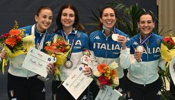 Europei scherma, Italia di bronzo nella spada e nella sciabola: paura per Favre, esce in barella dopo un colpo al volto