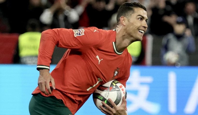 Portogallo, Ronaldo l’immortale: segna, fa un gestaccio, piange, esulta, poi l’annuncio