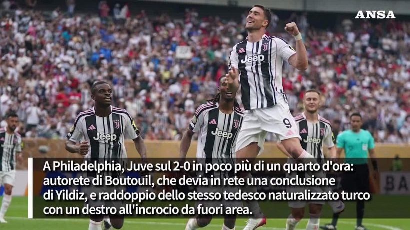 Mondiale per club, altra goleada Juve