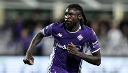 Fiorentina, Kean croce e delizia col Polissya: gol e rosso per una gomitata, ma il rinnovo scaccia Napoli è pronto