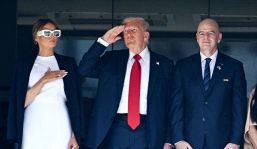 Chelsea-PSG, Trump e Melania spiazzati dal vantaggio Blues alla finale del Mondiale per Club