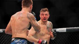 UFC 318, Vettori dopo la sconfitta con Allen: 'Combattuto col naso rotto. Sono deluso ma vado avanti'. Holloway resta BMF