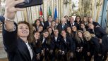 Italia da Mattarella, le azzurre in Quirinale: Girelli orgoglio e lacrime, il selfie e il regalo al Presidente