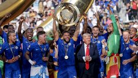 Chelsea-Psg, show fuori programma di Trump e fuochi d'artificio annullati