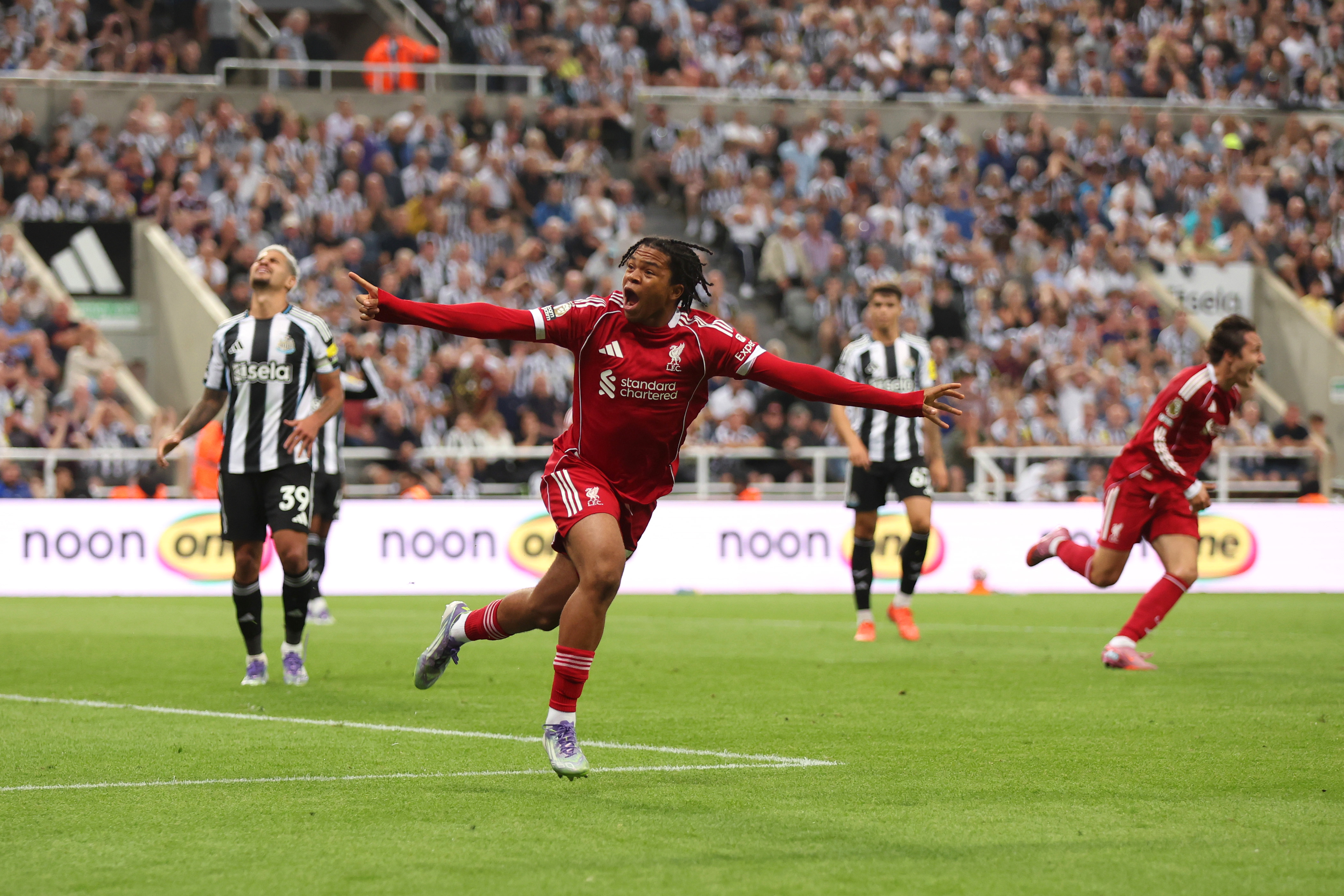 Rio Ngumoha Newcastle-Liverpool
