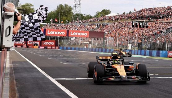 Gp Ungheria: vince Norris, Piastri secondo rischia l'incidente. Leclerc fuori dal podio, Hamilton dai punti