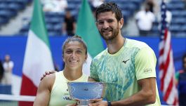 Vavassori ed Errani, la vendetta su Fritz nel doppio misto dello US Open è servita: che figura Taylor, subito smentito dal campo