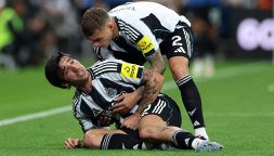 Anche Tonali a rischio, allarme Italia per i Mondiali: infortunio in Newcastle-Liverpool, Gattuso disperato