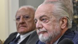 Napoli, De Laurentiis smentisce la candidatura alla Regione: ecco perché ho incontrato Meloni, web in tilt