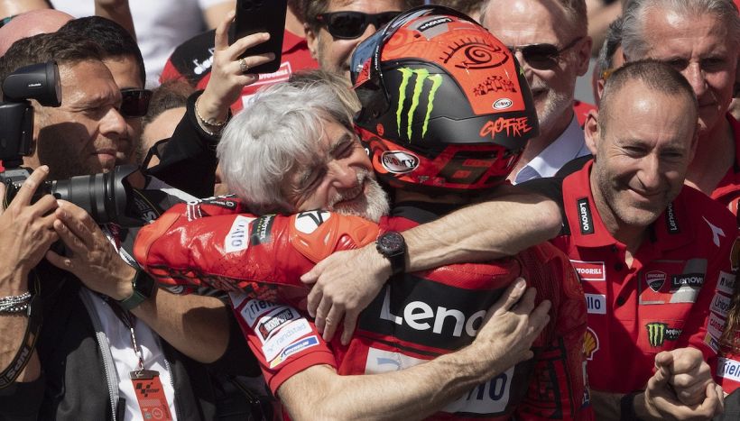 Da Dall'Igna una "carezza" a Bagnaia: "Si è rivisto il vero Pecco a Barcellona". Ed esulta per i titoli Ducati