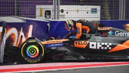 Gp Baku: Piastri pasticcione, falsa partenza e poi finisce a muro. Mondiale riaperto, le foto