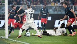 Genoa-Lazio, moviola: giallo sul rigore revocato, neanche Marelli sa spiegarselo, microfono dell’arbitro in tilt