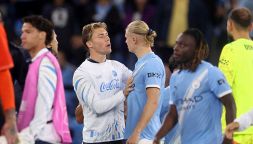 City-Napoli, Caressa confuso da Hojlund e Haaland: piovono critiche sul telecronista, pure Bergomi sott'accusa