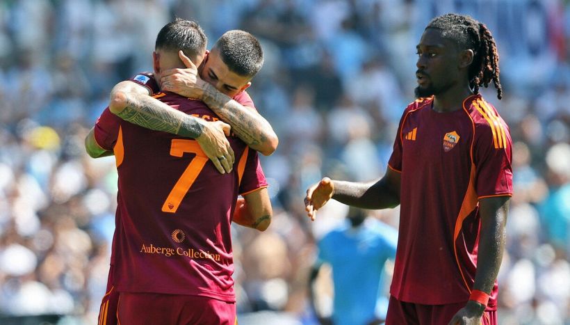 Lazio-Roma 0-1 pagelle: Pellegrini capitano senza fascia scatena l'Olimpico. Follia Belahyane e Guendouzi nel finale di derby