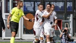 Roma-Torino 0-1, pagelle: Simeone un lampo nel buio, salta audio Dazn e auricolare arbitro, la rabbia dell'Olimpico