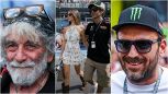 Francesca Sofia Novello l'ha rifatto: ruba la scena a Rossi e gli altri vip a Misano, Mauro Corona e Cremonini
