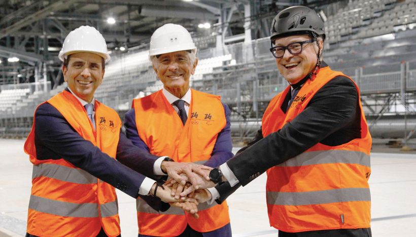 Cento giorni ai Giochi Olimpici di Milano Cortina, Abodi a Rho risponde sulla sicurezza