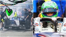 Gp Singapore, paura Albon: Williams a fuoco in pit lane, pilota bloccato dalla tuta refrigerante