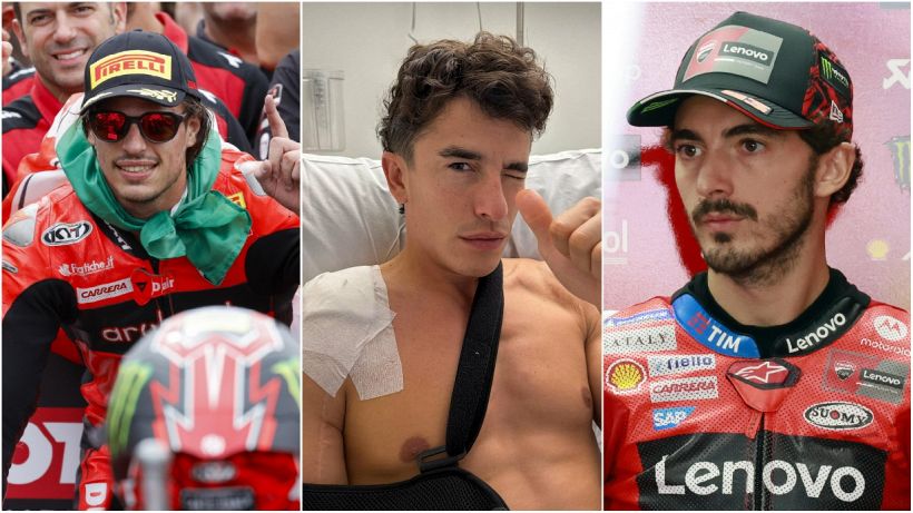 Marquez alza bandiera bianca: "Ducati arrivederci al 2026". La resa di Marc è un vantaggio per Bagnaia e Bulega