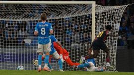 Genoa-Napoli, Ekhator gol di tacco alla Bettega: il talento a km zero abbonato al 5 ottobre