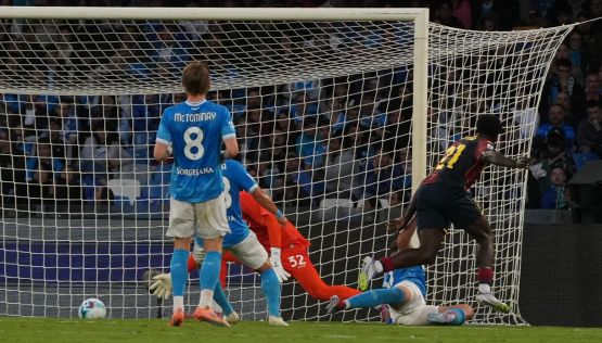 Genoa-Napoli, Ekhator gol di tacco alla Bettega: il talento a km zero abbonato al 5 ottobre