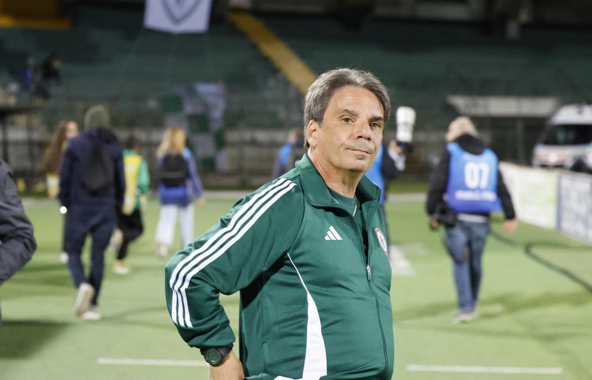 Eziolino Capuano, allenatore del Giugliano (LPS)