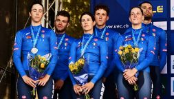 Europei Ciclismo, la mixed relay ci resta di sasso: la Francia rimonta nel finale e beffa l'Italia per 6 secondi