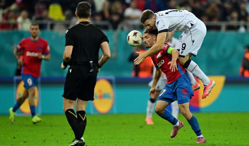 Steaua-Bologna, moviola: Skorupski 4’ da leggenda ma rischia il flop, festival delle proteste, manca un rigore, annullato eurogol