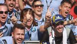 Cuore Nadia Padovani: 'Dedicato a Fausto Gresini' ma la festa è rovinata, Aldeguer penalizzato perde il podio