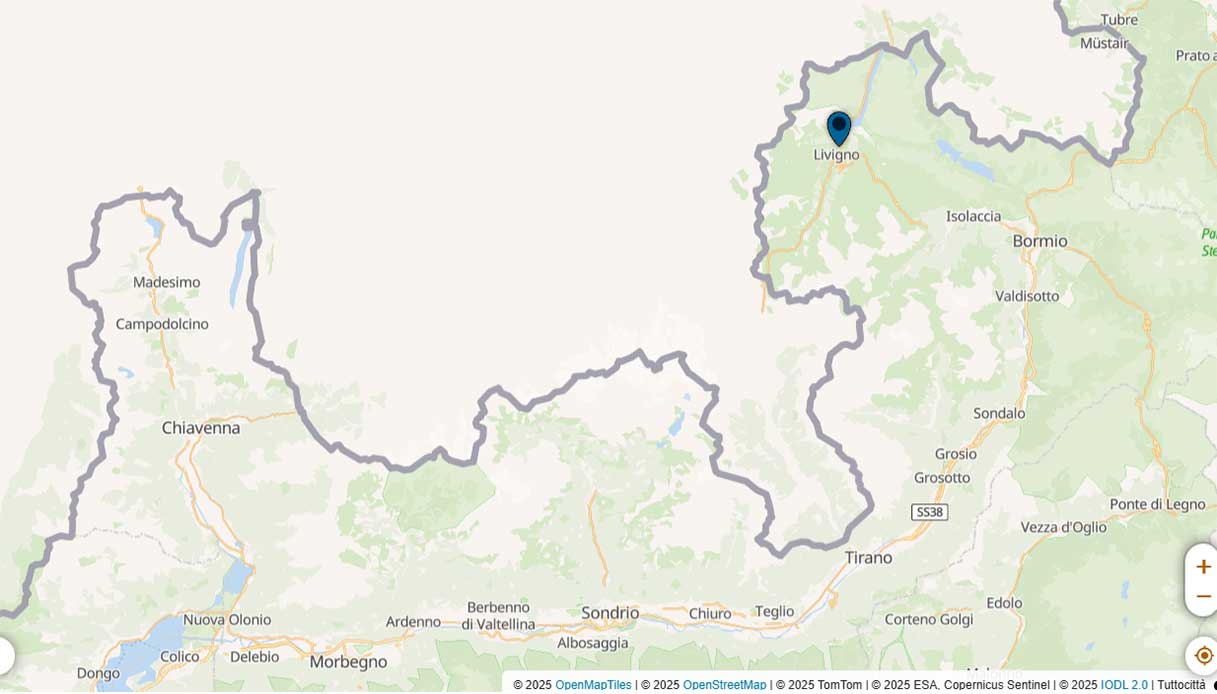 Livigno mappa