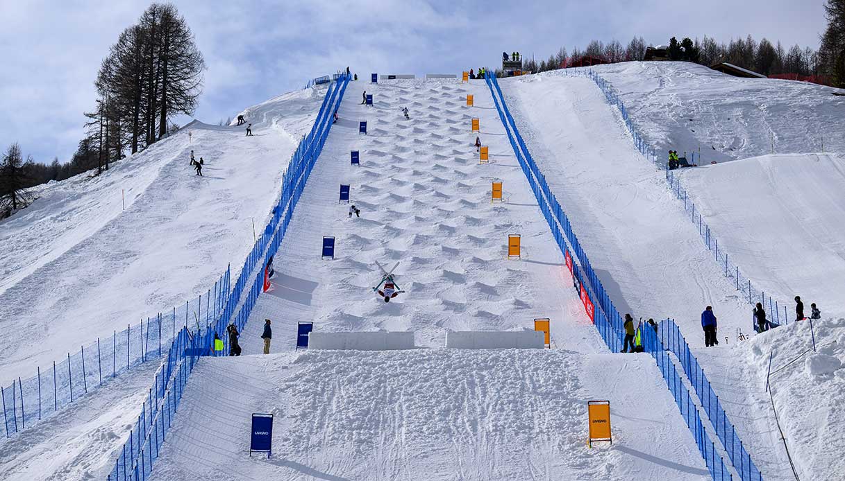 pista di moguls livigno