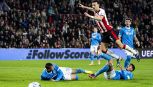 Champions League, Psv-Napoli, moviola: Lucca perseguitato, due rigori negati e un rosso diretto dubbio