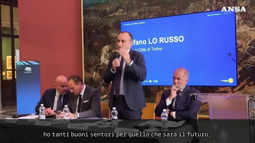 Atp Finals, Cirio: "Tutto il mondo guarderà Torino e il Piemonte"