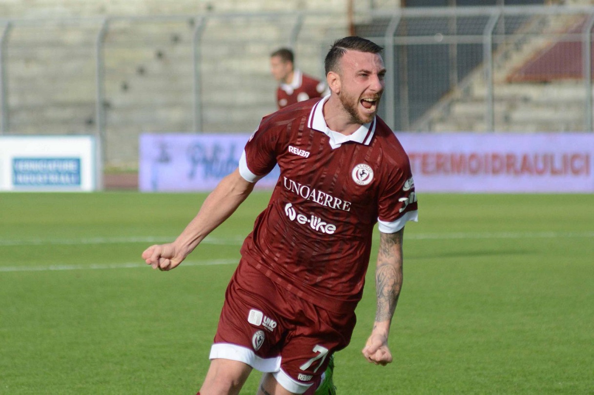 Arezzo-Campobasso, gol di Cianci (LPS)