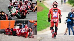 Bagnaia speronato, follia Zarco a Valencia: come è avvenuto l'incidente beffa, Pecco sconsolato
