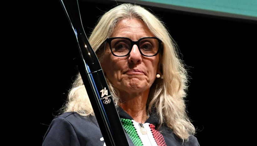 Stefania Belmondo e Armin Zoeggeler primi tedofori in Grecia per la Cerimonia di Accensione della Fiamma, il cerchio si chiude