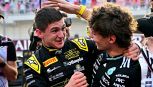 Fornaroli e l'abbraccio con Kimi Antonelli da campione di Formula 2: festa tricolore in Qatar