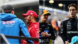 Hamilton preso in giro da Gasly: "Ferrari terribile lo so Sherlock" e Norris e Russell litigano in diretta