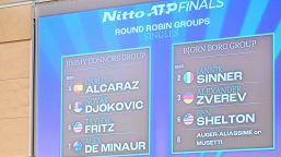 ATP Finals 2025: le classifiche dei due gironi del primo turno