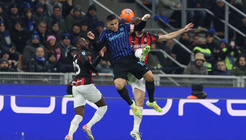 Inter-Milan, gomitata di Lautaro a Gabbia ma niente espulsione: Sozza lo grazia e scatena la bufera social