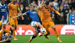 Pagelle Rangers-Roma 0-2: la prima volta di Soulé, Pellegrini non fa rimpiangere Dybala, Mancini roccioso