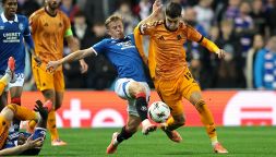 Pagelle Rangers-Roma 0-2: la prima volta di Soulé, Pellegrini non fa rimpiangere Dybala, Mancini roccioso