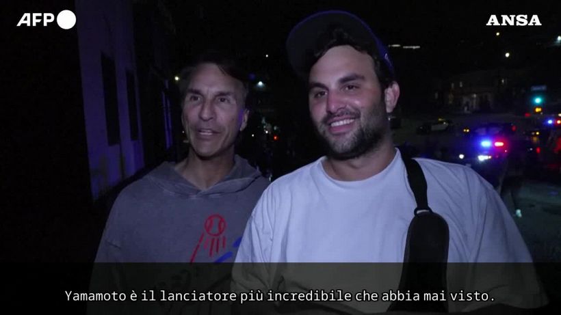 World Series di baseball, è ancora Dodgers: la gioia dei tifosi a Los Angeles