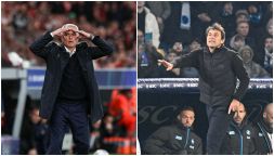Napoli, i finti complimenti di Mourinho: la frecciata sul mercato. Poi sbotta: “Non fatemi ridere”. Conte preferisce glissare