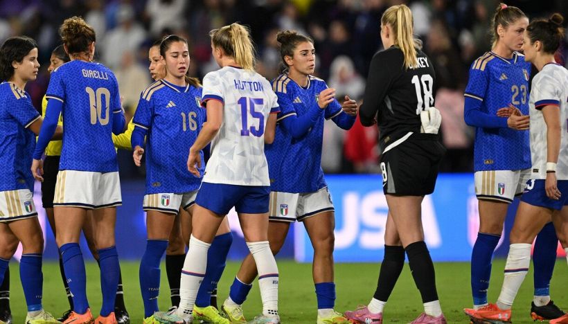 Italia femminile, seconda disfatta con gli Usa a casa di Messi, solo il Var evita il tracollo