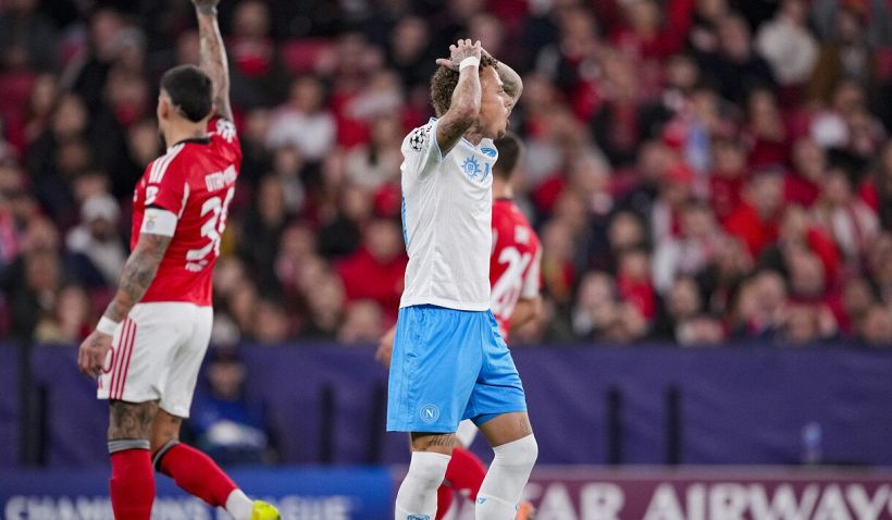 Benfica-Napoli, moviola: l’episodio di Di Lorenzo inchioda Conte