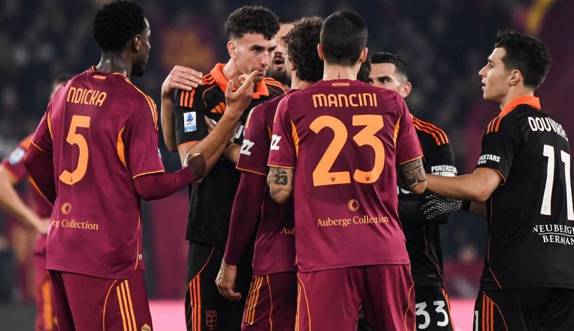 Roma, Mancini che bufera, i sospetti del web: è Materazzi-bis e sappiamo tutti perchè non è stato espulso
